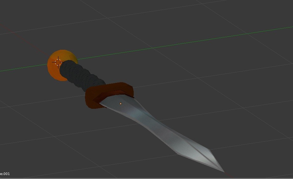 Low Poly Gladius Sword preview image 1